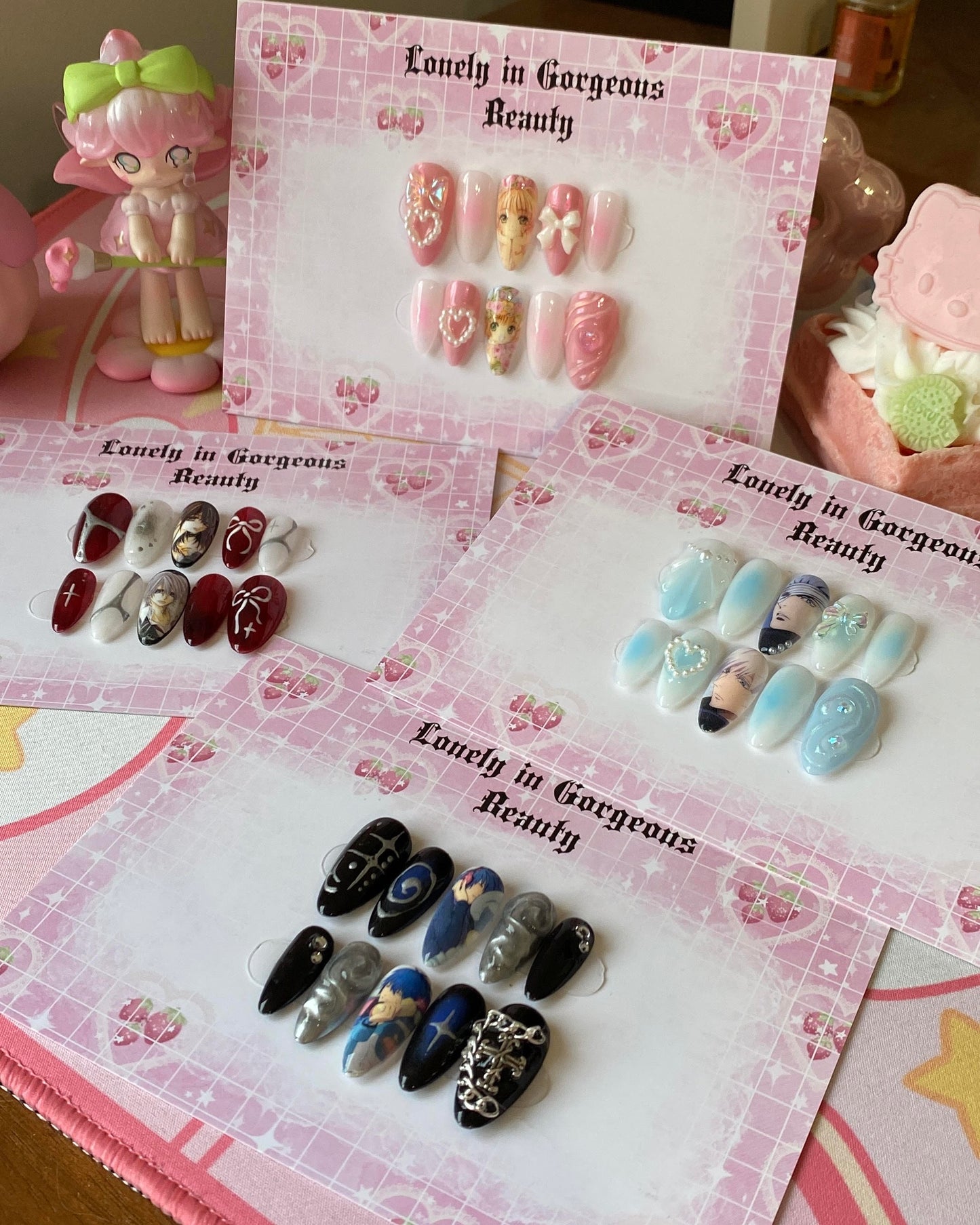 Choose Your Character Press-On Nails - Medium Almond