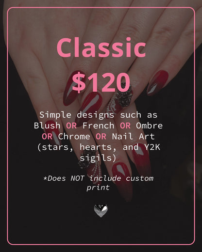Classic - Fully Custom Press-On Nails Set
